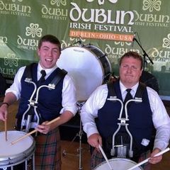 Photo by North Coast Pipe Band in Dublin Irish Festival.